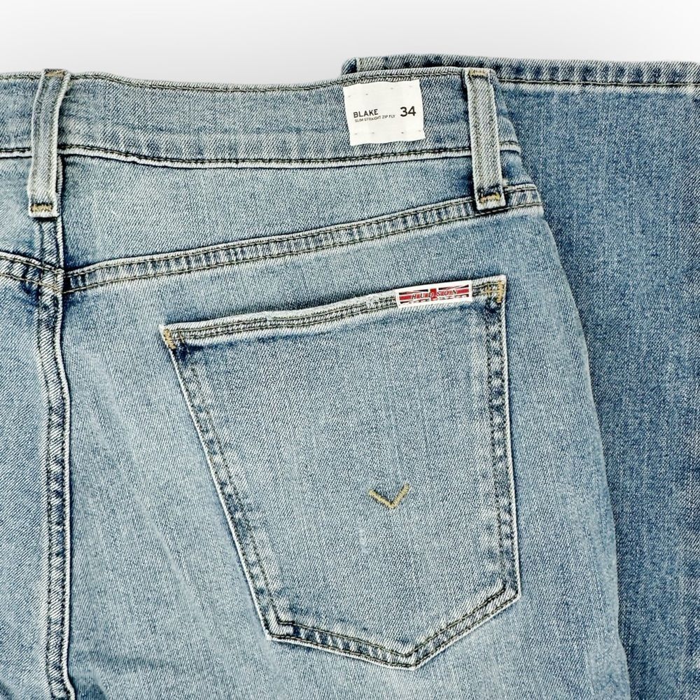 HUDSON NWT Blake Slim Staight Jeans- size 34 x 34 - Picture 6 of 10